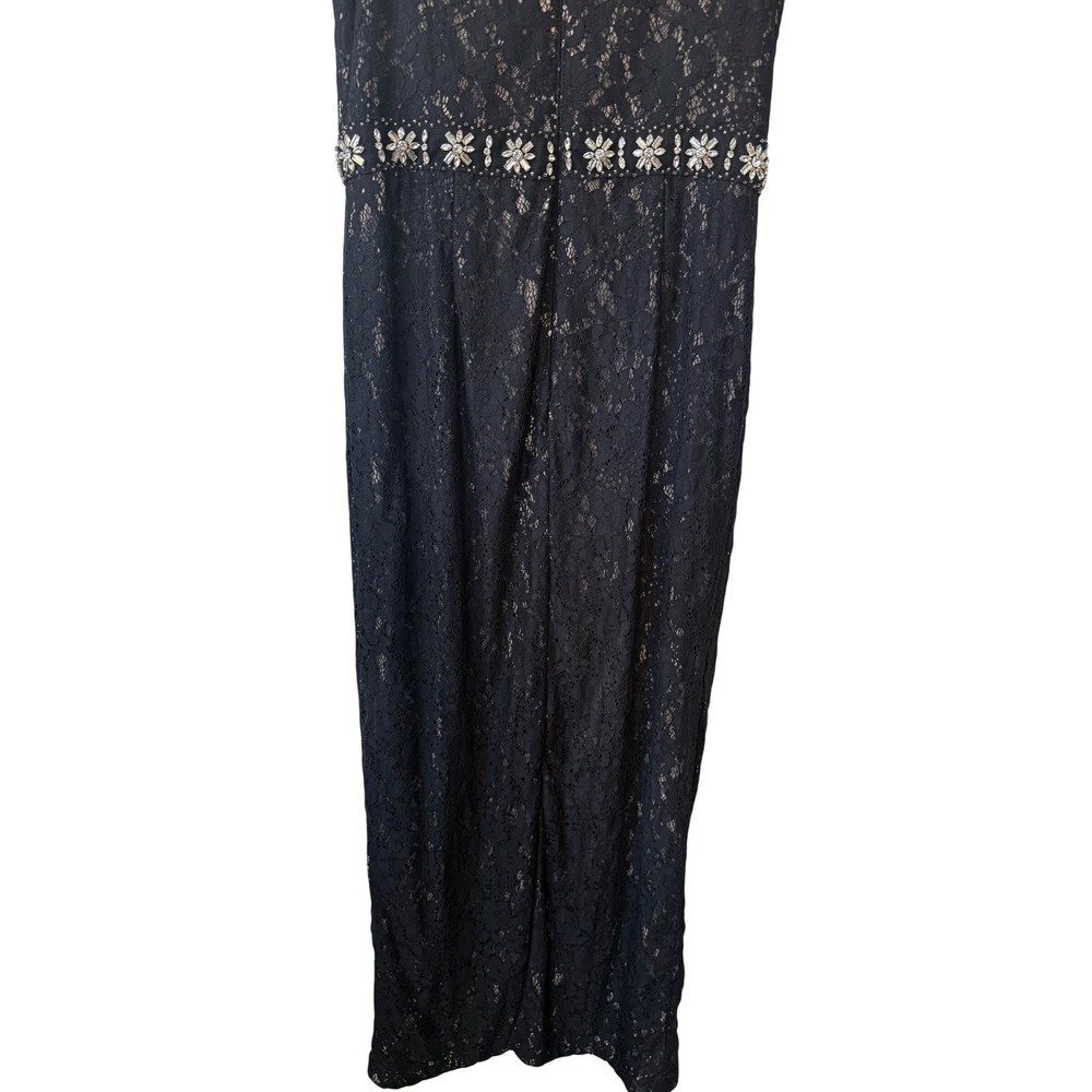 Azazie Atelier Black Lace Formal Mother of The Bride Dress Size 14 Event Gala - Picture 11 of 14